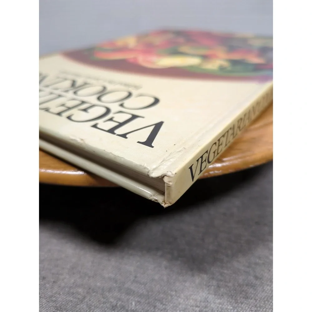 1980 Vegetarian Cooking Carole Handslip VTG‎ Hardcover 1st Edition Cookbook